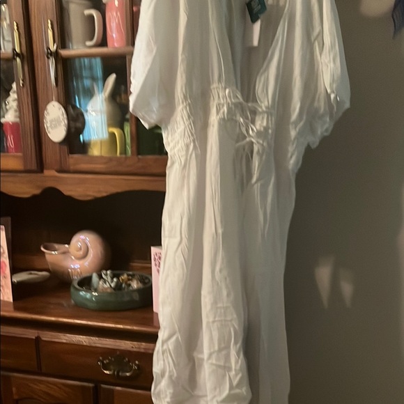 Roxy | Swim | Roxy White Flowing Dress Brand New For Beach | Poshmark